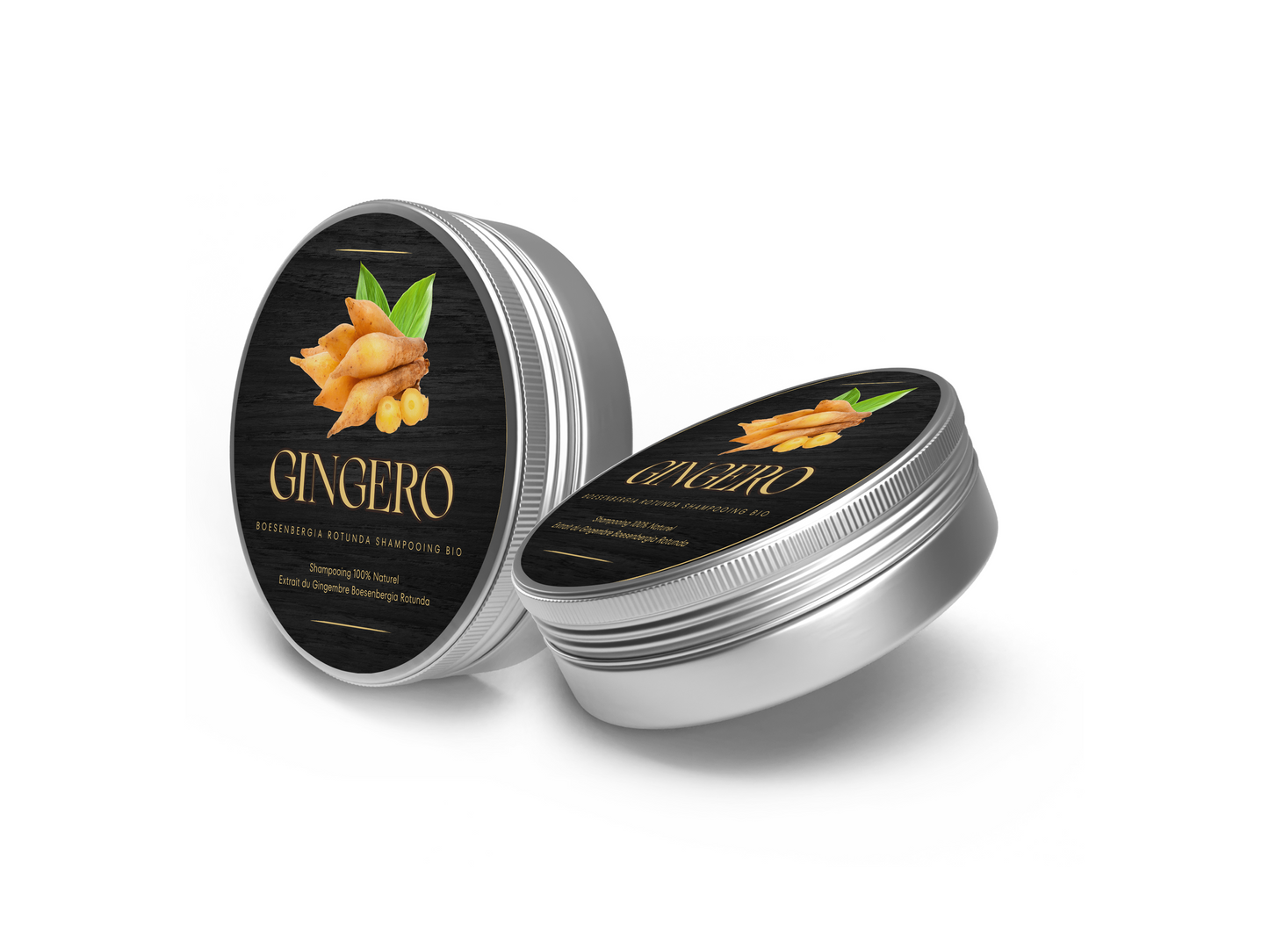 GINGERO™ Barre de Shampooing au Gingembre Boesenbergia Rotunda Bio