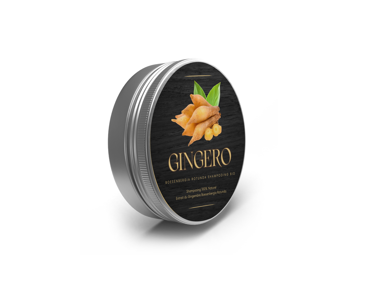 GINGERO™ Barre de Shampooing au Gingembre Boesenbergia Rotunda Bio